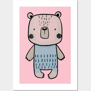 Bear BLue Posters and Art